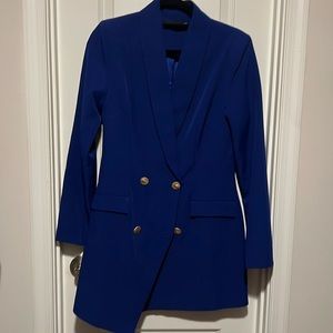 Royal Blue Blazer Dress! Very cuteee